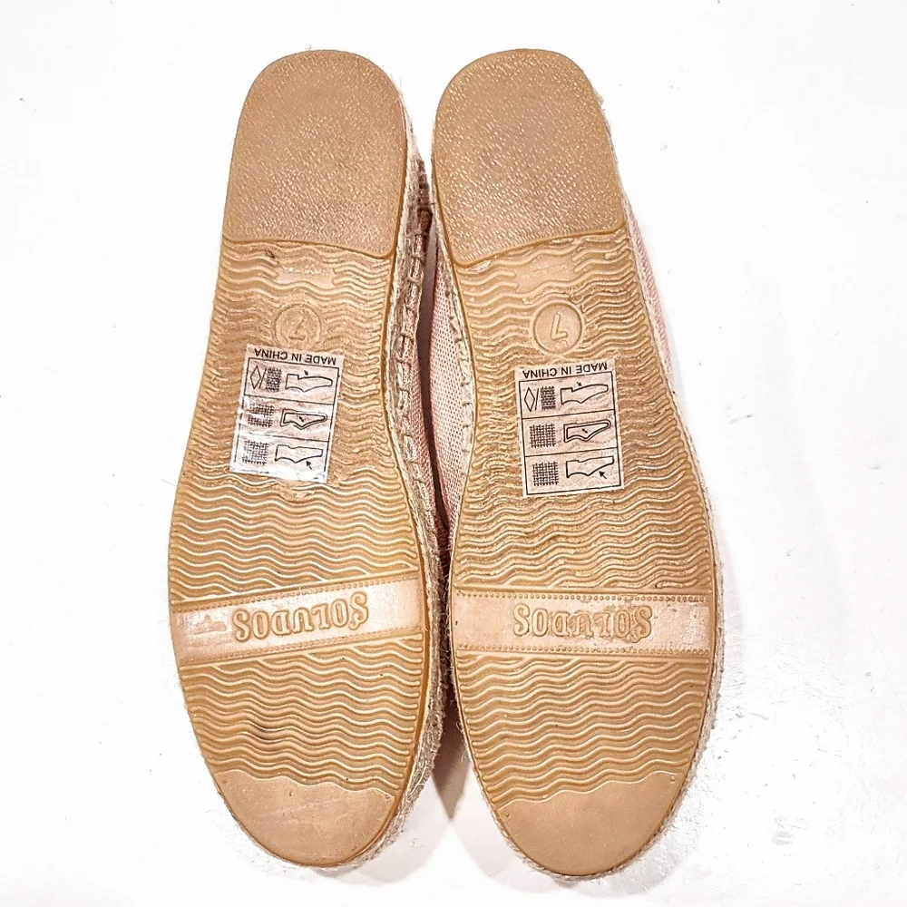 Soludos Pink 'ciao bella' Espadrilles
